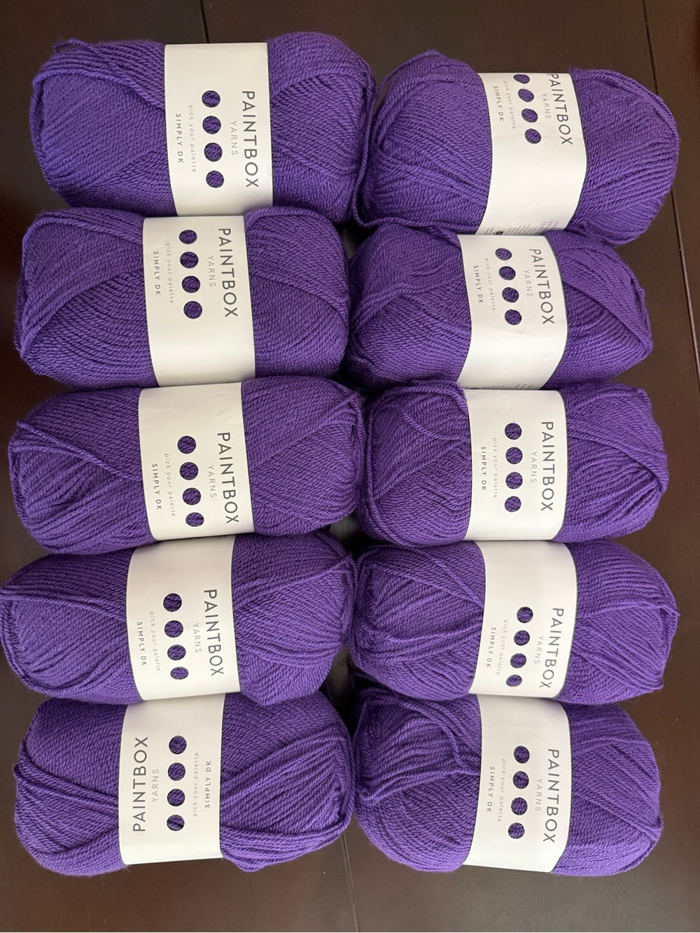 Paintbox Yarns Pansy Purple Acrylic Yarn - 10 Skeins